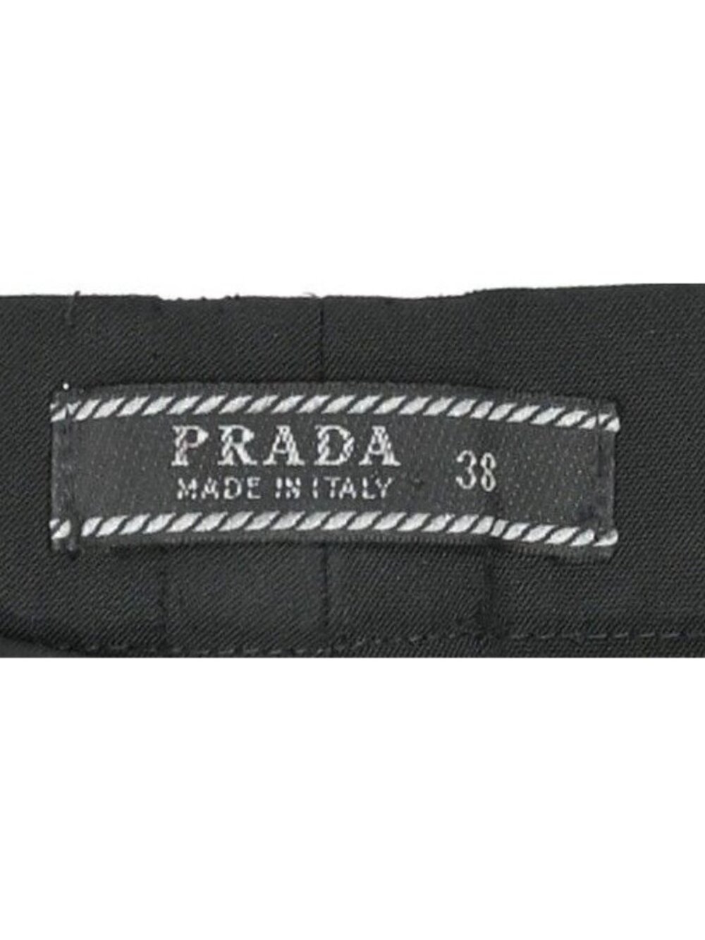 Prada Ankle Slit Trousers in Black - Picture 5 of 12